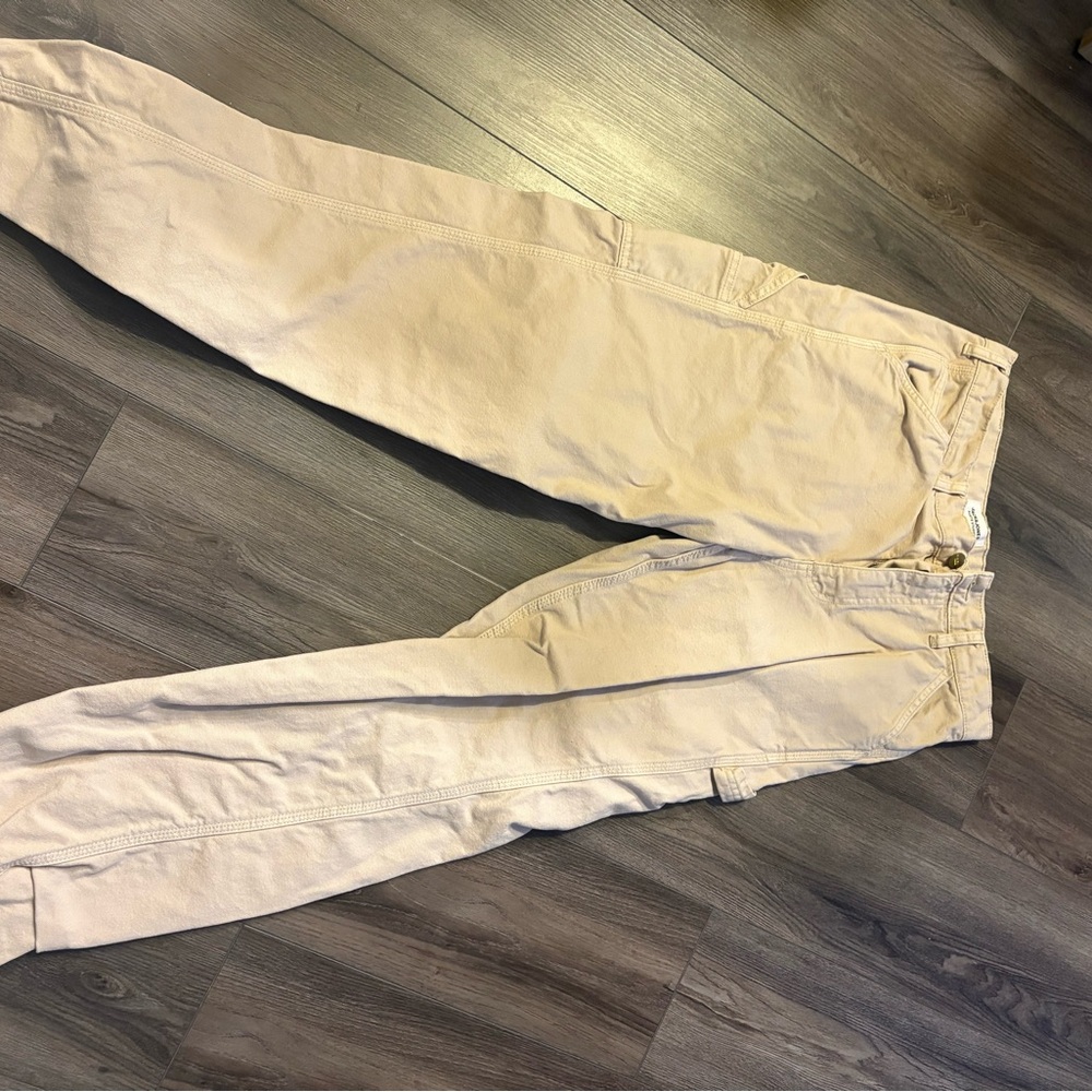 Jack and Jones Men's Beige Cargo Pants
